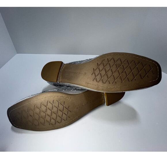 Rialto Angela Mesh Flats, Metallic Silver size 7.5 M, Breathable Comfort Insole - Picture 10 of 13